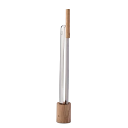 Fire Tool Set - 3 pcs. - Three-piece all-in-one set consisting of fire  blow poker and wooden base