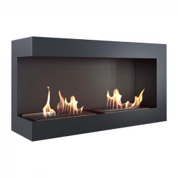 Corner bio fireplace 90 cm (left)
