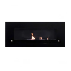 Sort Monima Duo Bioethanol Fireplace from Nordlys Denmark