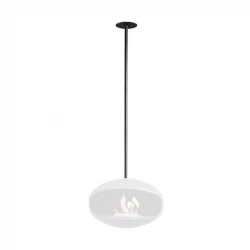 Ceiling bracket and rod for Cocoon Fires bio fireplaces