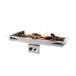 Happy Cocooning Rectangular Gas Burner for building into a garden table