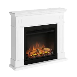  Larsen White Electric Fireplace