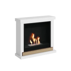 Skagen Bioethanol Fireplace Mantel in White