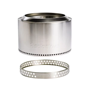 Solo Stove Yukon + Stand Smokeless Stainless Fire Pit 