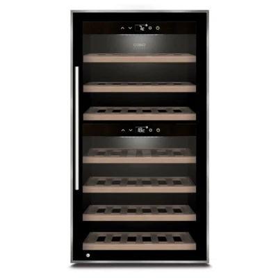 WineComfort 66 - Black | Buy Now WineComfort 66 in black, a stylish wine cooler designed to store up to 66 bottles at the perfect temperature for optimal preserv
