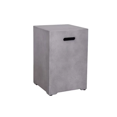 Happy Cocooning Gas Bottle Enclosure Grey - Size 41x41x62 cm Happy Cocooning Gas Bottle Enclosure Grey - Size 41x41x62 cm