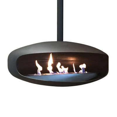 Hein & Haugaard ceiling hanging bio ethanol haard Hein & Haugaard ceiling hanging fireplace