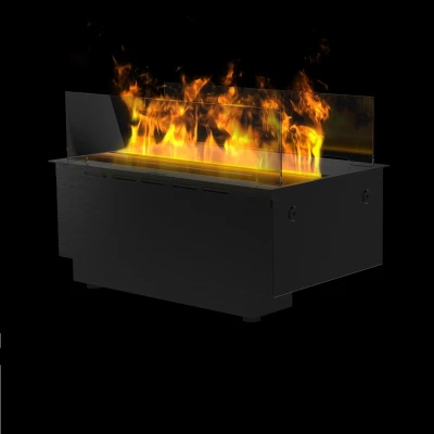 Top Plate for Mistero 500 Water Fireplace in Black Black Top Plate for Mistero 500