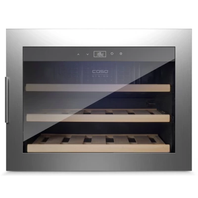 Caso WineSafe 18 Wine Cooler – Stainless Steel Caso WineSafe 18 Wine Cooler – Stainless Steel