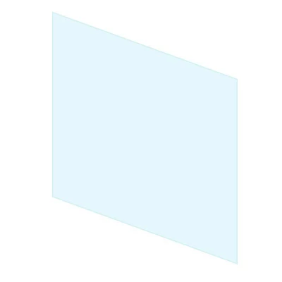 Full Side Glass - 400 mm | Bioethanol-fireplace.co.uk Full Side Glass - 400 mm
