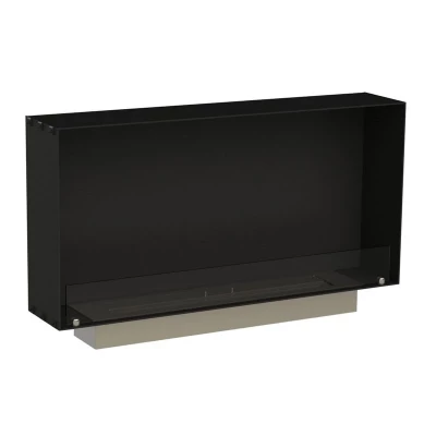 Foco One 1000 Slim - One-sided Built-in Bioethanol Fireplace Foco One 1000 Slim - Sleek one-sided built-in bioethanol fireplace with a slim 20 cm depth