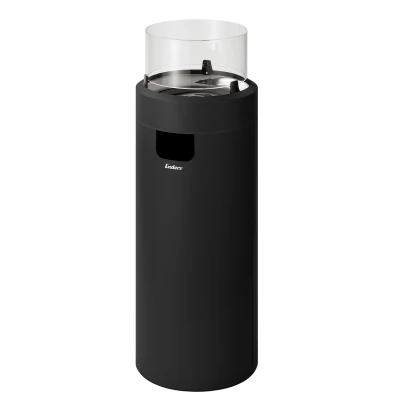 Large nova LED black Nova LED large gad fireplace