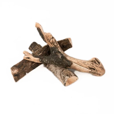 Ceramic Decorative Wood for Biofireplaces - 3 pcs. Ceramic Decorative Wood for Biofireplaces - 3 pcs.
