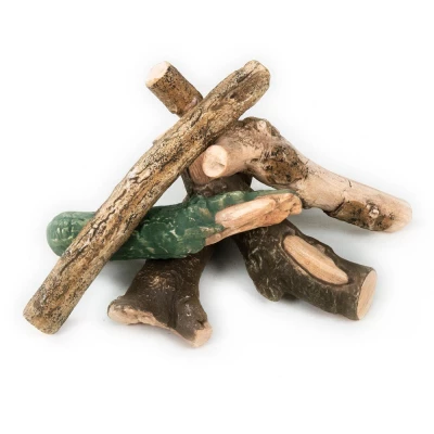 Decorative wood for bioethanol fireplaces in mixed colours - 5 pcs. Decorative wood for bioethanol fireplaces in mixed colours - 5 pcs.