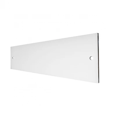 Mounting glass 100 cm 100 cm wall glass for biofireplace