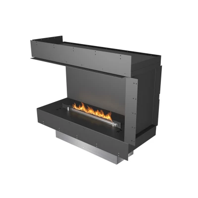 Planika Forma Left-sided Corner Fireplace with Prime Fire Burner Planika Forma Left-sided Corner Fireplace with Prime Fire Burner