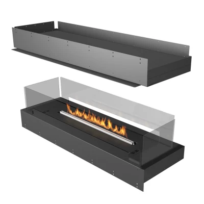 Planika Forma 1200 Island built-in bioethanol fireplace with a flame-view from all sides Planika Forma 1200 Island built-in bioethanol fireplace with a flame-view from all sides