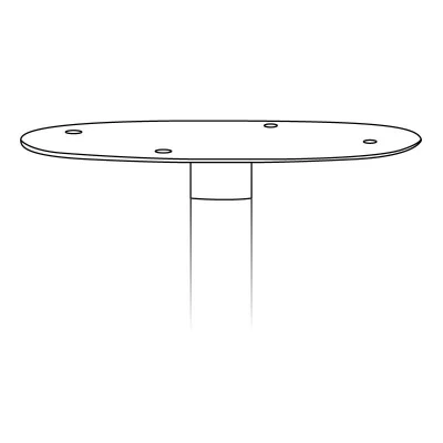 Flat Ceiling Bracket | Bioethanol-fireplace.co.uk Flat Ceiling Bracket