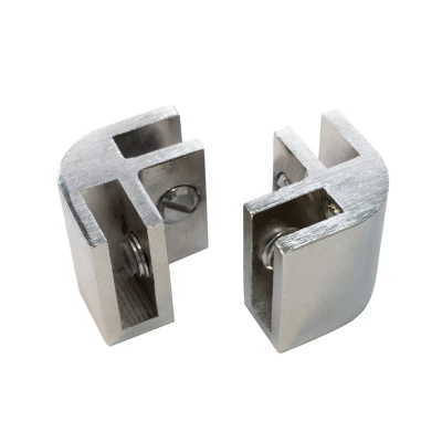 Corner glass brackets for bioethanol fireplace and gas fireplace safety glass Corner glass brackets for bioethanol fireplace and gas fireplace safety glass