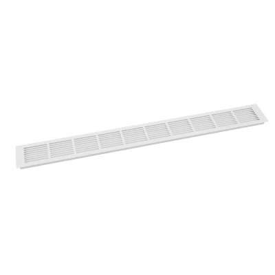 White Ventilation Grille - 100x11 cm - Ventilation Area 420 cm² White Ventilation Grille - 100x11 cm with a Ventilation Area of 420 cm²