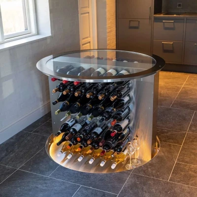 Wine Cellar Vinorage Round for 108 Bottles