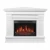 Artiflame Albion Corner AF23S Electric Fireplace - White 