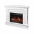 Artiflame Albion Corner AF23S Electric Fireplace - White