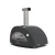 Alfa Forni Moderno 3 Pizze Grey wood-fueled pizza oven.