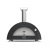 Alfa Forni Moderno 3 Pizze Grey wood-fueled pizza oven.