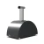 Alfa Forni Moderno 3 Pizze Grey wood-fueled pizza oven.