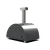 Alfa Forni Moderno 2 Pizza Grey Hybrid pizza oven using gas and wood.