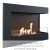 Corner bio fireplace 70 cm