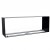 Foco Two 1400 Double – extra-wide built-in bioethanol fireplace with two burners