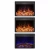 ScandiFlames Electric Pyrope 90 cm Fireplace Insert for Wall Mounting or Old Fireplace Integration