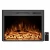 ScandiFlames Electric Pyrope 77 cm Fireplace Insert for Wall Mounting or Old Fireplace