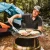 Bonfire Griddle Top + HUB - Outdoor Kitchen Equipment in stainless steel and cast iron 