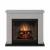  Frode Beige Electric Fireplace