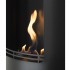 Retra Duo black wall mounted bioethanol fireplace from Nordlys Denmark