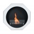 Octagonal Wall Mounted Bioethanol Fireplace