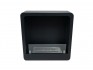 Black Square Bioethanol Fireplace for the Wall