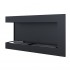 Corner bio fireplace 90 cm (left)