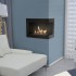 Corner bio fireplace 60 cm (right)