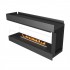 Three-Sided Planika Bioethanol Fireplace