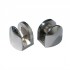 Steel brackets for safety glass