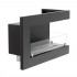 Right-facing Corner Bio Fireplace For Installation 65 cm
