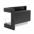 Right-facing Corner Bio Fireplace For Installation 65 cm