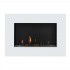 Murus 800 - Narrow Glossy White Wall-mounted Bioethanol Fireplace
