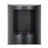 Retra Duo black wall mounted bioethanol fireplace from Nordlys Denmark