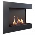 Corner bio fireplace 60 cm (right)