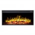 Professional electric LED fireplace for mounting
